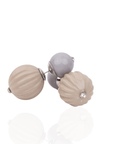 Caliope Double Studs - Modern Greige,Earrings, Sassy Jones,
