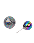 Caliope Double Studs - Rainbow Iridescent,Earrings, Sassy Jones,