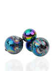 Caliope Double Studs - Rainbow Iridescent,Earrings, Sassy Jones,