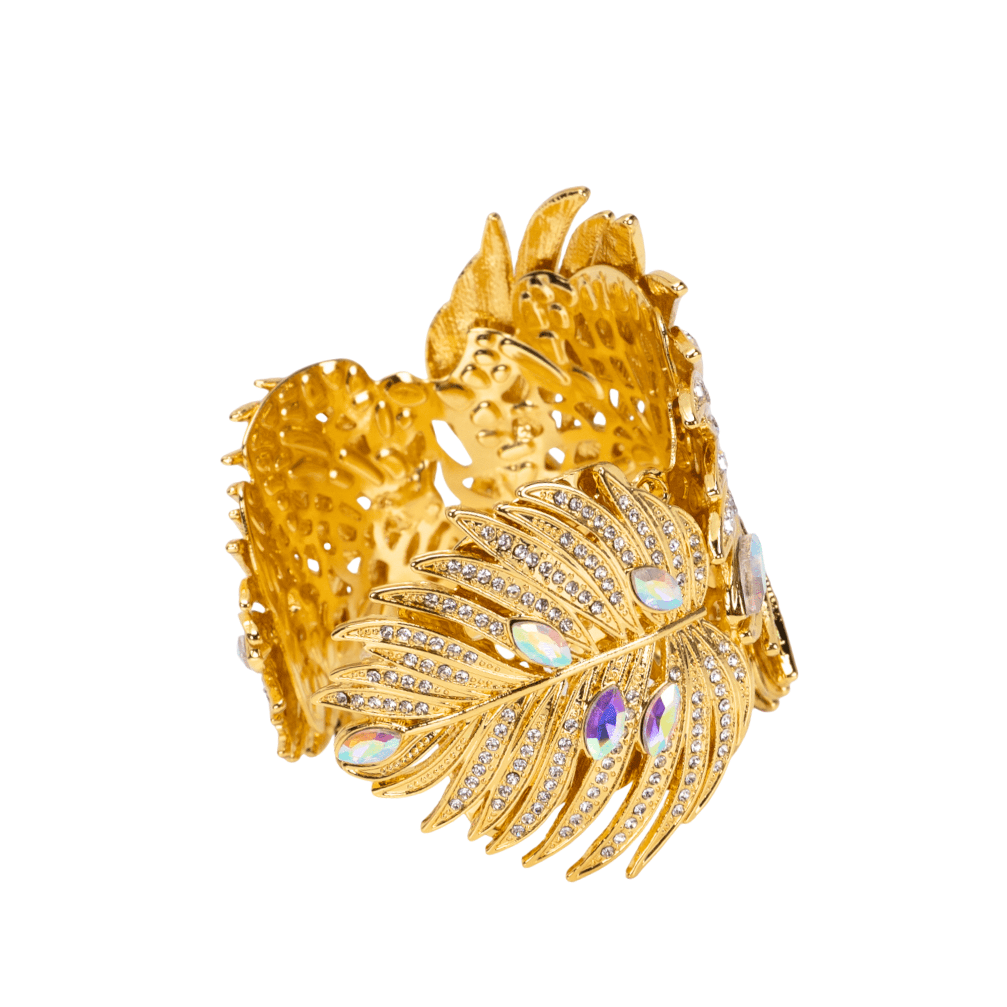 Calypso Palm Crystal Cuff,Bracelets, Sassy Jones,