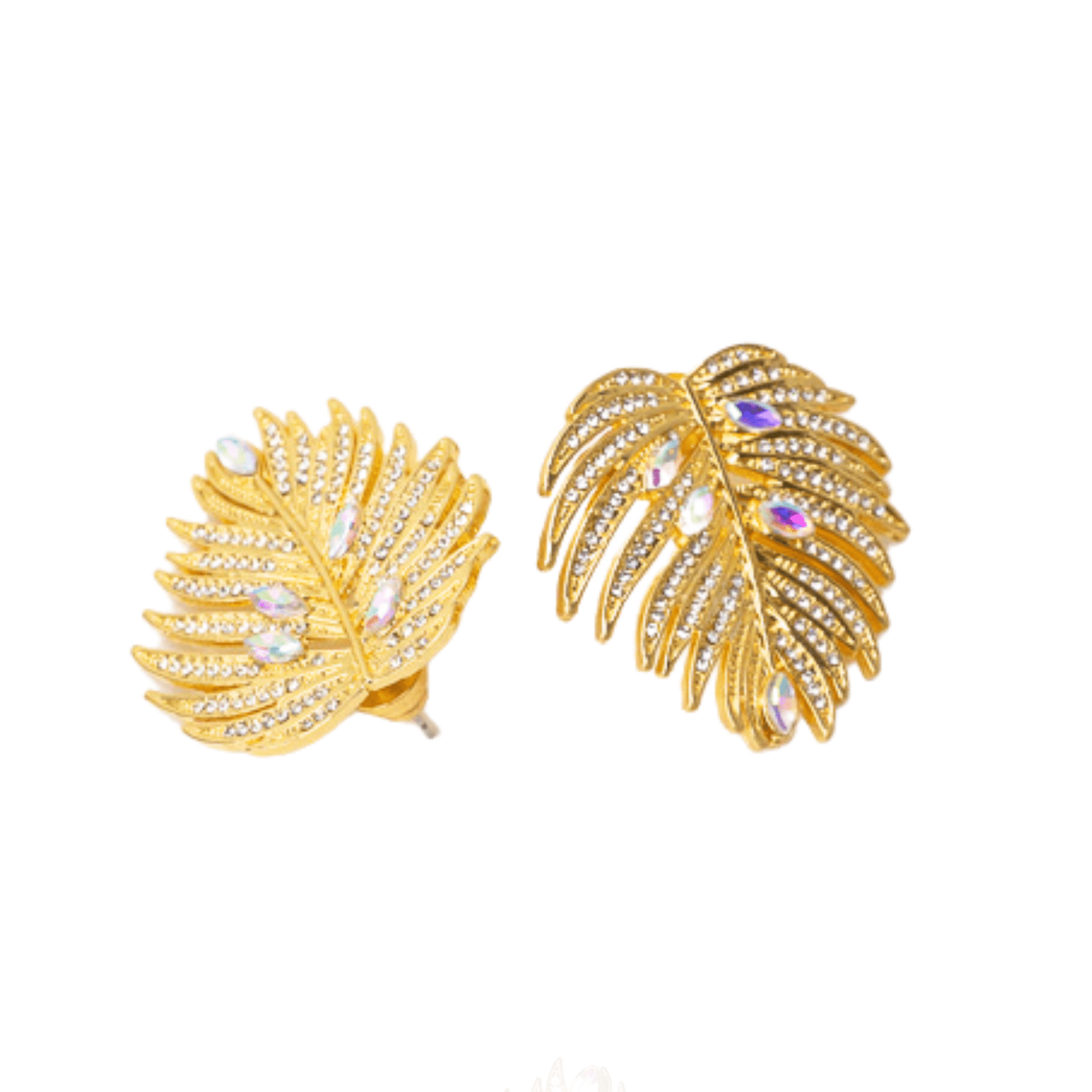 Calypso Palm Crystal Earring,Earrings, Sassy Jones,