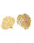 Calypso Palm Crystal Earring,Earrings, Sassy Jones,