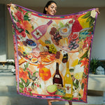 Chardonnay Saturday Luxe Scarf,Scarves, Sassy Jones,