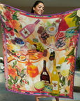 Chardonnay Saturday Luxe Scarf,Scarves, Sassy Jones,