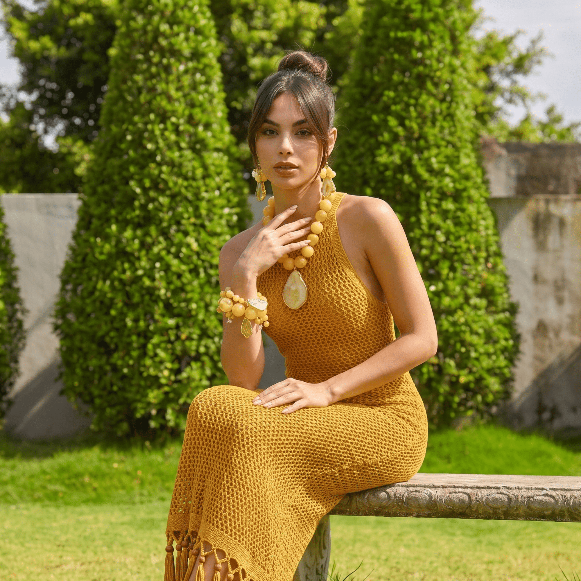 Chrysallis 2pc Stretch Stack - Lemon Sorbet,Bracelets, Sassy Jones,