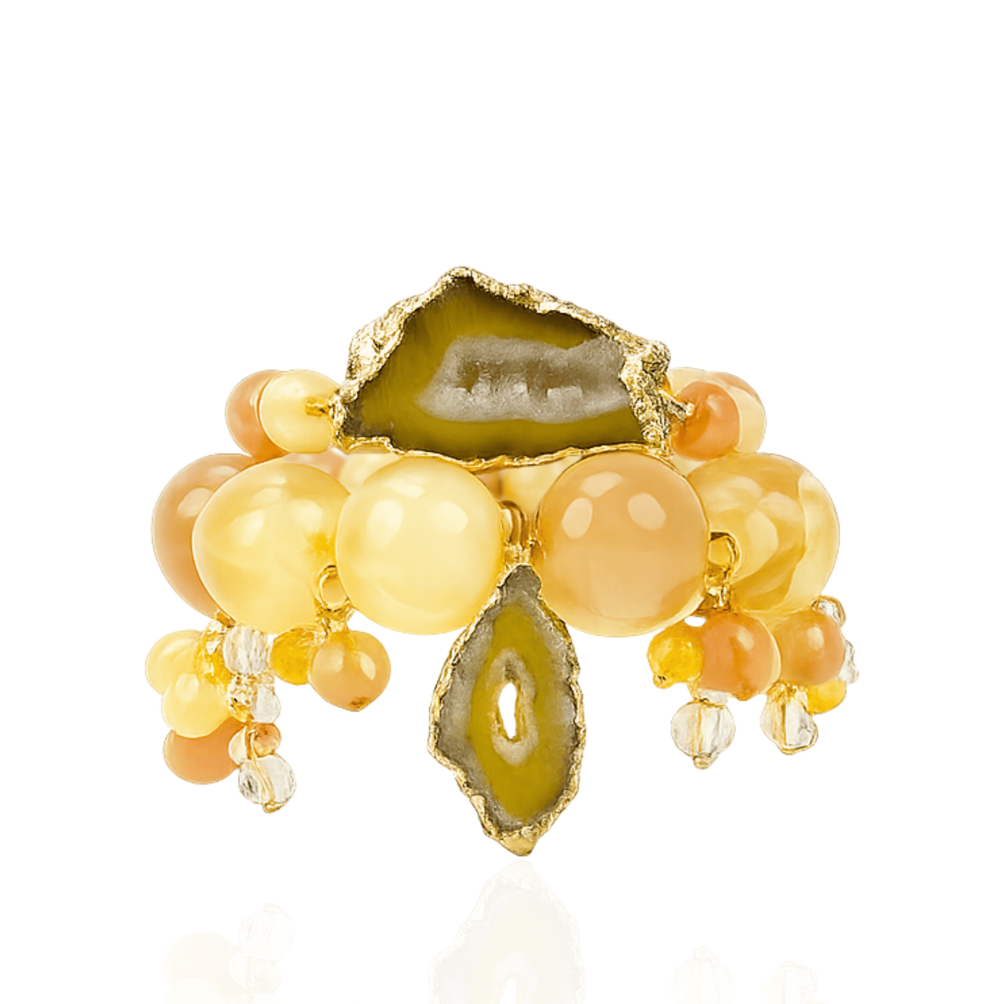 Chrysallis 2pc Stretch Stack - Lemon Sorbet,Bracelets, Sassy Jones,