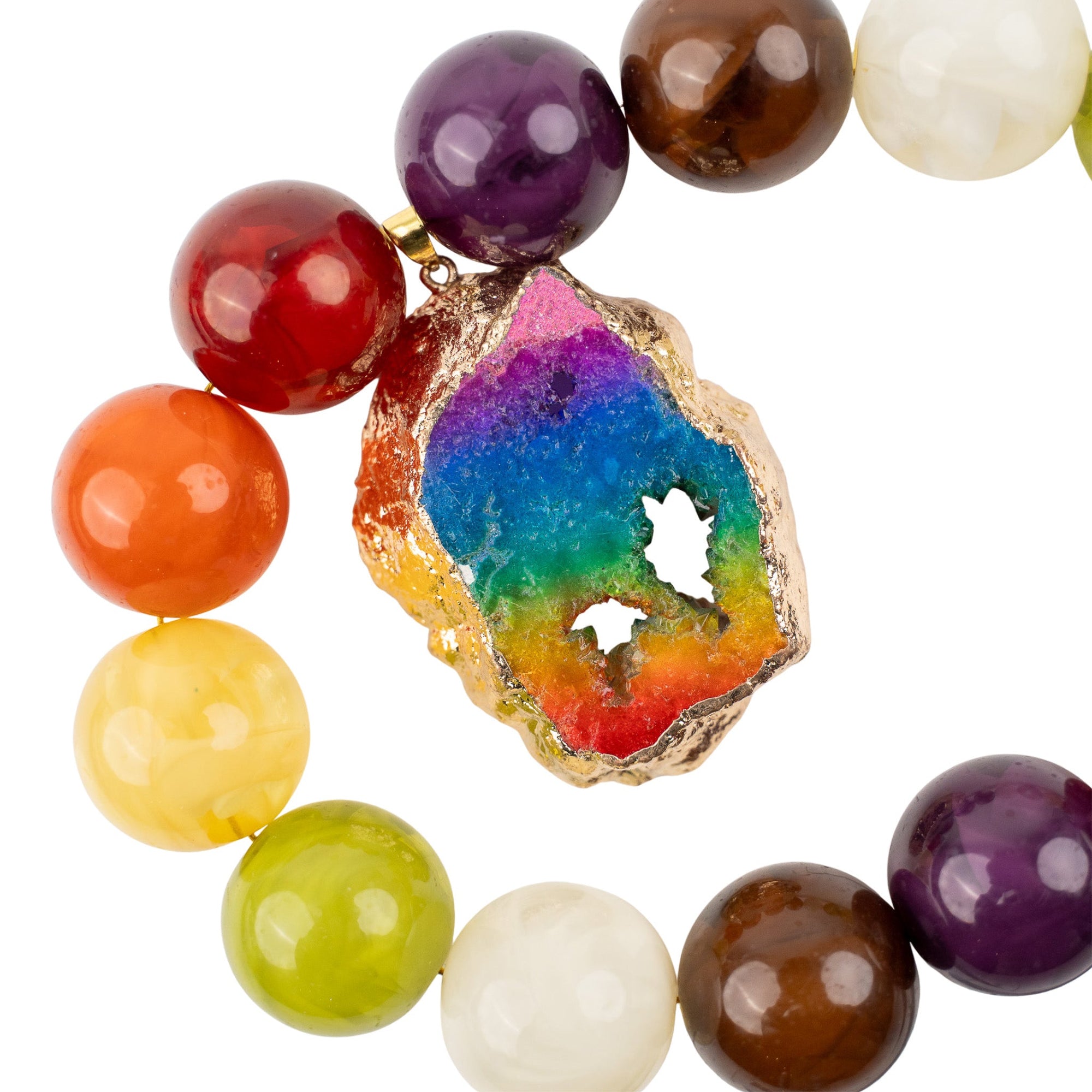 Chrysallis Agate Chunky Chain - Joyride,Necklaces, Sassy Jones,