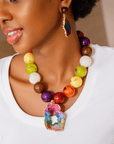 Chrysallis Agate Chunky Chain - Joyride,Necklaces, Sassy Jones,