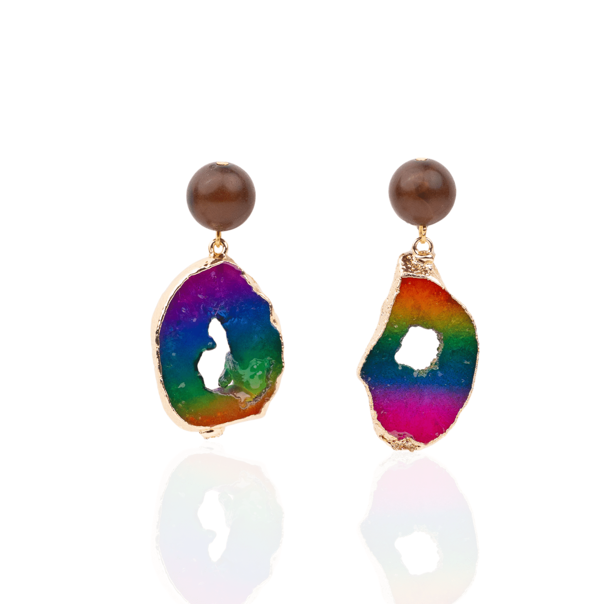 Chrysallis Agate Dangles - Joyride,Earrings, Sassy Jones,