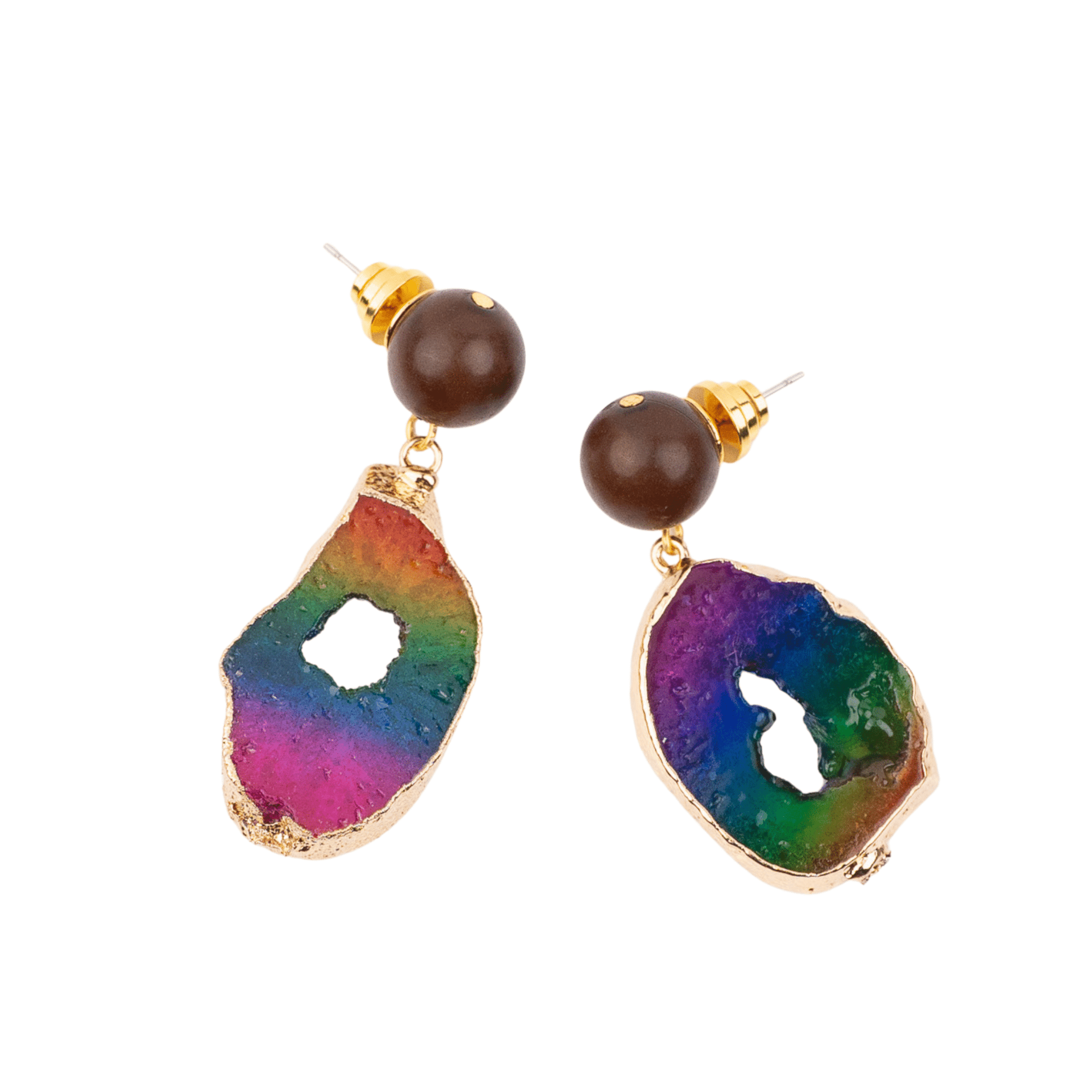 Chrysallis Agate Dangles - Joyride,Earrings, Sassy Jones,