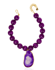 Chrysallis Necklace - Grape Jelly,Necklaces, Sassy Jones,