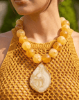 Chrysallis Necklace - Lemon Sorbet,Necklaces, Sassy Jones,