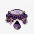 Chrysallis Purple Agate 2pc Stretch Bracelet Stack,Bracelets, Sassy Jones,