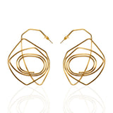 Cici Spiral Hoops - Gold