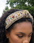 Claire Luxe Headband - Champagne,Headbands, Sassy Jones,