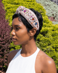 Claire Luxe Headband - Pink,Headbands, Sassy Jones,
