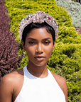 Claire Luxe Headband - Pink,Headbands, Sassy Jones,