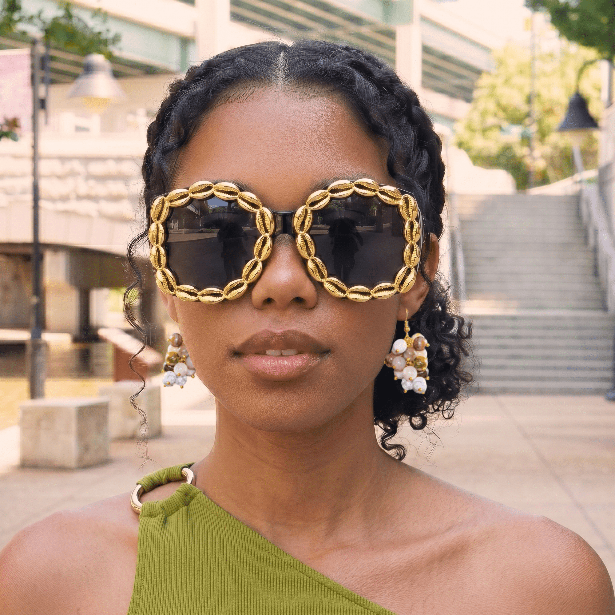 Colette Cowry Shell Sunglasses,Glasses, Sassy Jones,