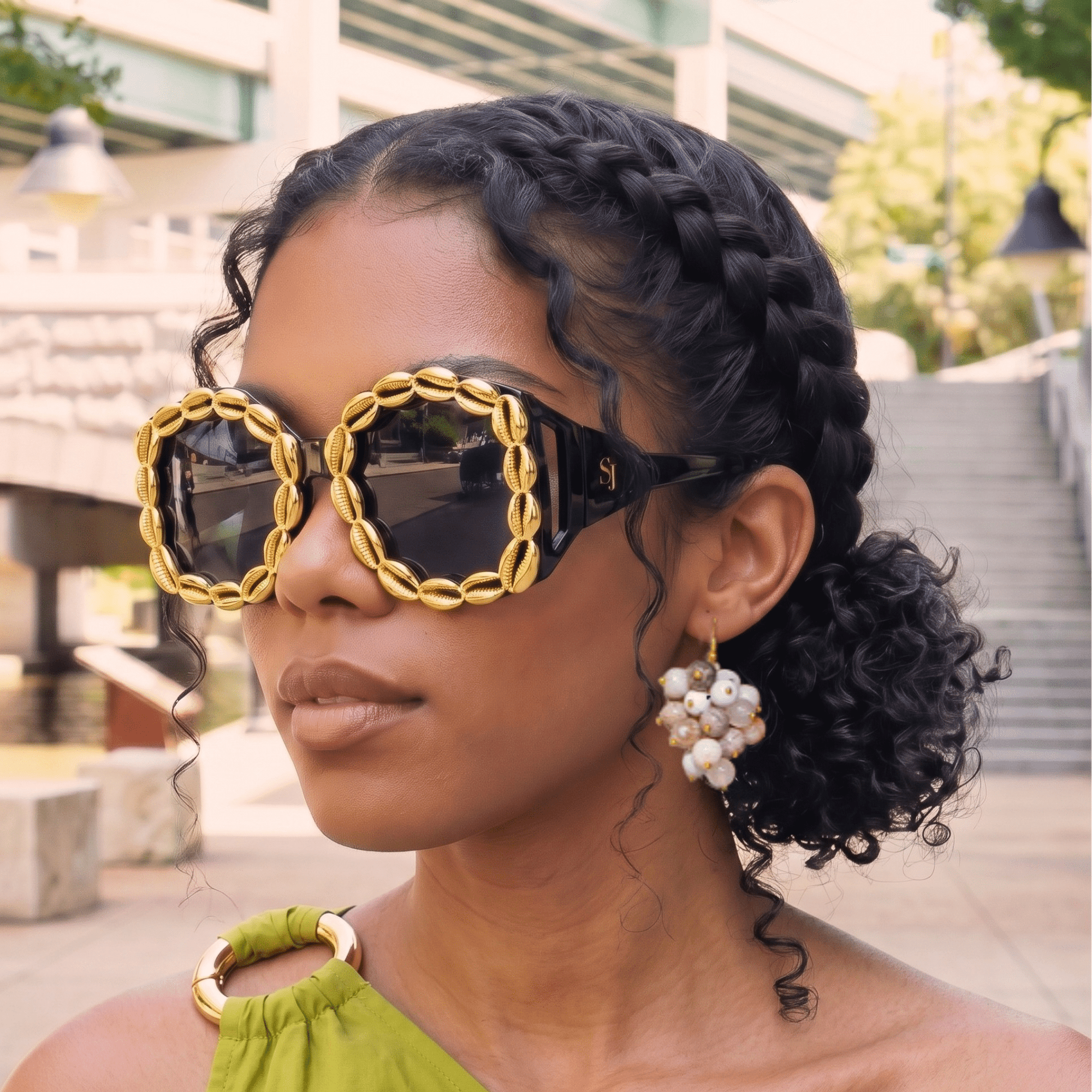 Colette Cowry Shell Sunglasses,Glasses, Sassy Jones,