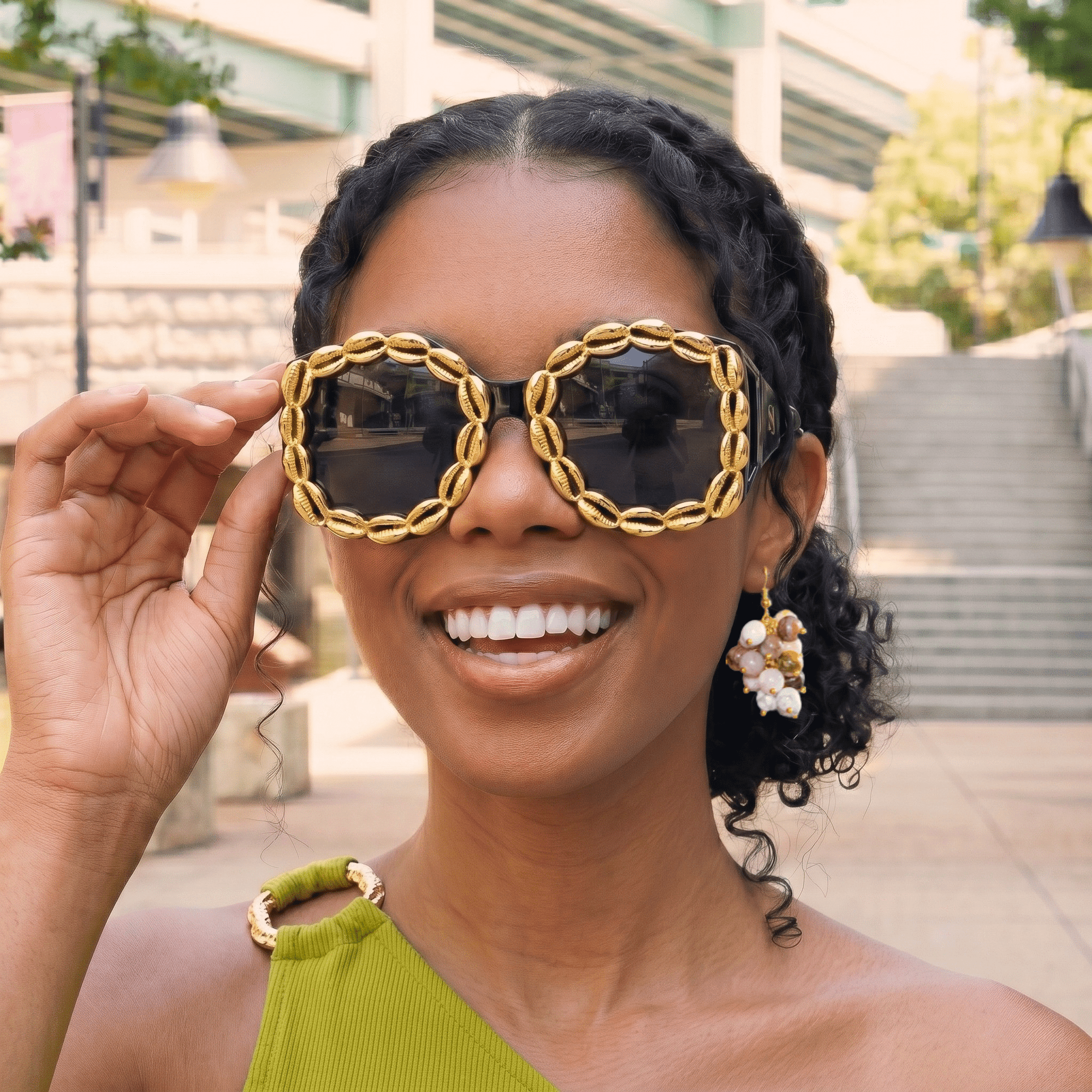 Colette Cowry Shell Sunglasses,Glasses, Sassy Jones,