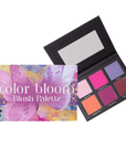 Color Bloom Blush Palette – Vibrant Multi Shade Blush Palette for Radiant Color,Beauty, Sassy Jones,