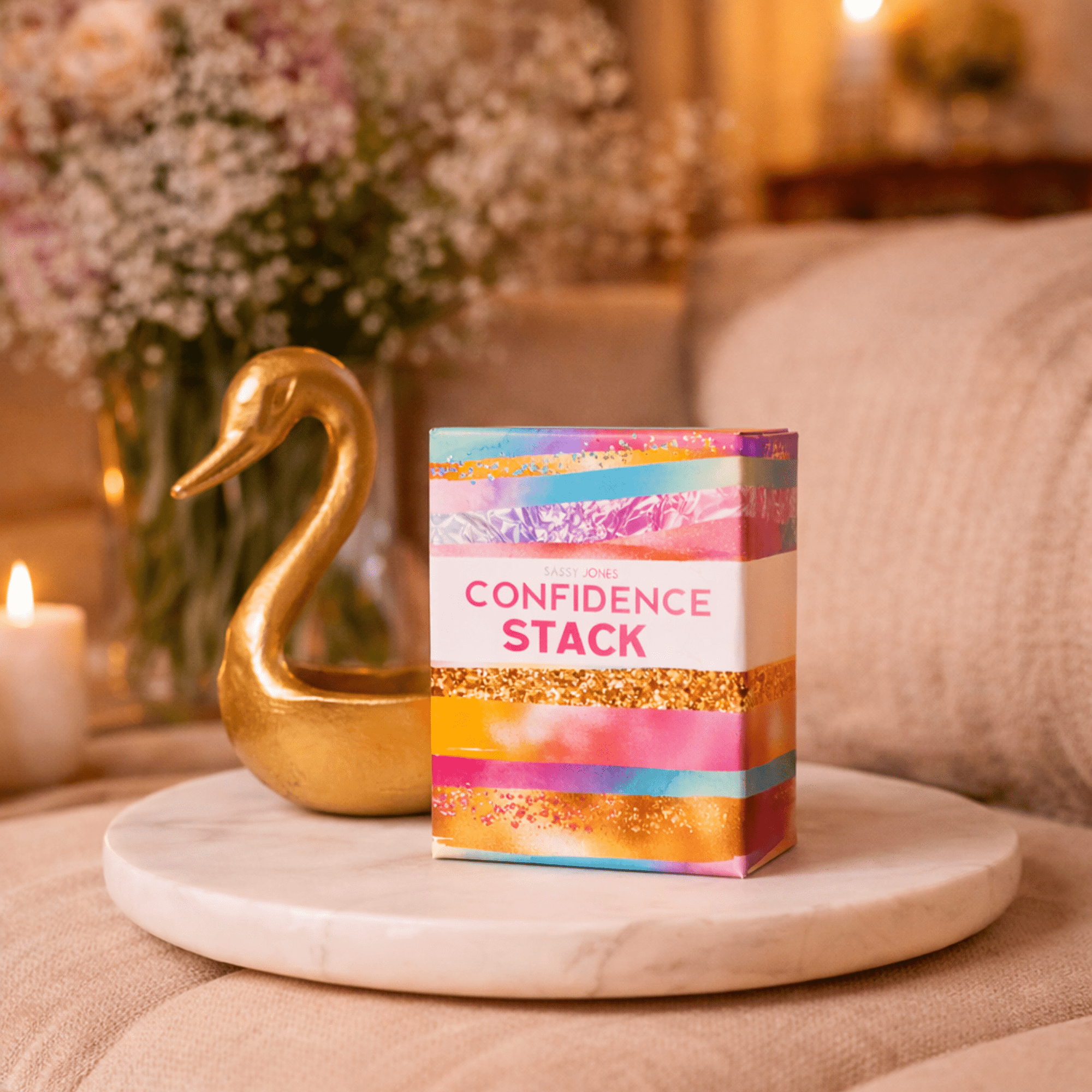 Confidence Card Stack,Stationery, Sassy Jones,