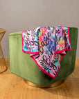 Confident Luxe Scarf 33" x 33" - Pink,Scarves, Sassy Jones,