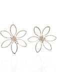 Daisy Dangles - Silver,Earrings, Sassy Jones, flower earrings