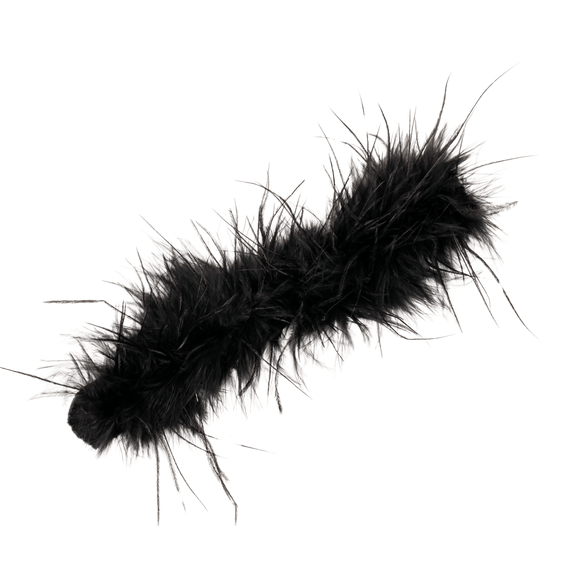 Dana Glam Adjustable Ostrich Feather Bracelet - Black,Bracelets, Sassy Jones,