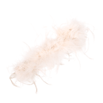 Dana Glam Adjustable Ostrich Feather Bracelet - Blush,Bracelets, Sassy Jones,