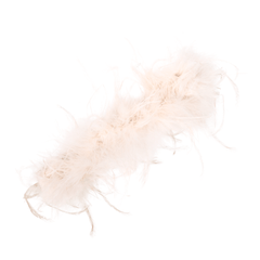 Dana Glam Adjustable Ostrich Feather Bracelet - Blush,Bracelets, Sassy Jones,