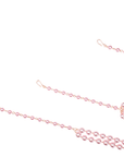 Diamonique Body Chain - Pink Pearl,Necklaces, Sassy Jones,