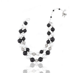 Diamonique Pearl Jewelry  Diamonique Statement Jewelry Black & White Pearl Statement Jewelry Diamonique Pearl  Black & White Pearl Jewelry Set