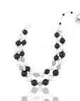 Diamonique Pearl Jewelry  Diamonique Statement Jewelry Black & White Pearl Statement Jewelry Diamonique Pearl  Black & White Pearl Jewelry Set