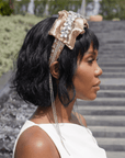 Diana Sequin Headband - Gold,Headbands, Sassy Jones,