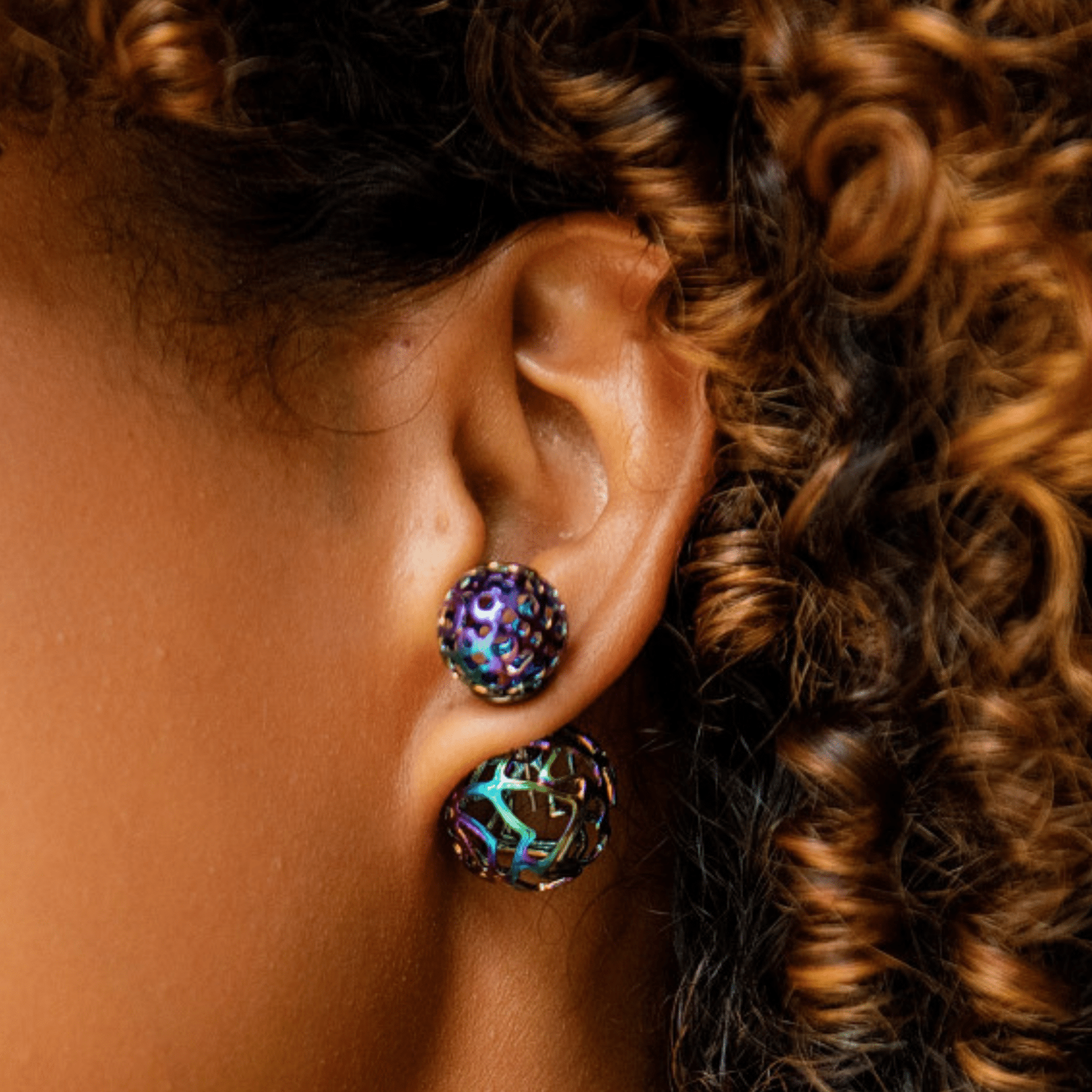 rainbow double stud earrings, rainbow filigree stud earrings, rainbow double stud filigree earrings, colorful double stud earrings, crystal rainbow double studs, dainty rainbow double stud earrings, designer rainbow filigree studs, womens rainbow double stud earrings, unique rainbow filigree earrings, luxury rainbow double stud earrings