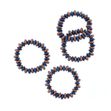 Ebony Bracelet Stack - Indigo Lapis/Bronze