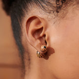 Ebony Diamond Double Studs - Wildwood