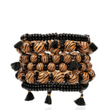 Ebony Stretch Bracelet Stack - Wildwood