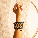 Ebony Stretch Bracelet Stack - Wildwood