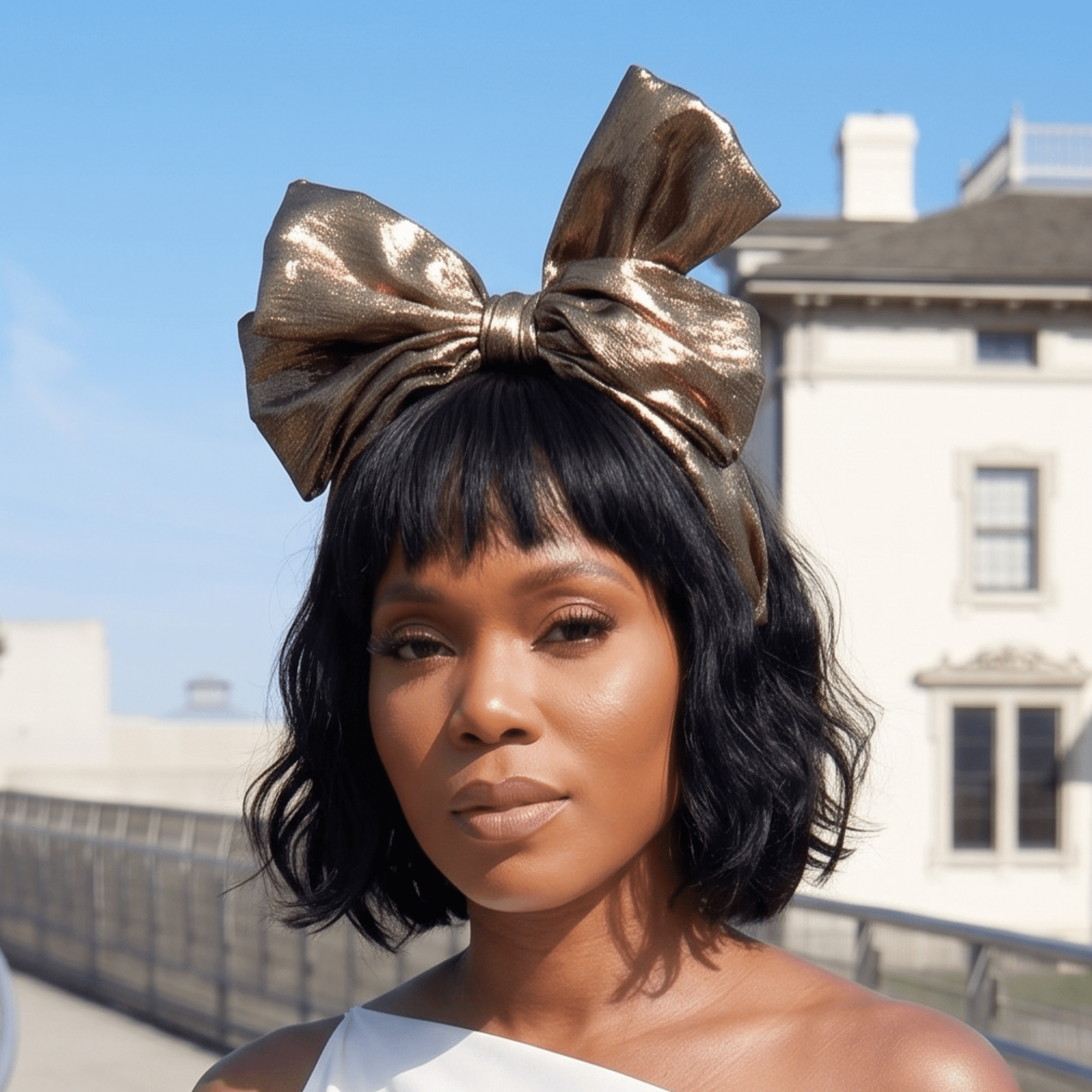 Eloise Headband - Metallic Gold,Headbands, Sassy Jones,