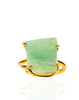 Energy Attraction Adjustable Ring - Amazonite,Rings, Sassy Jones,