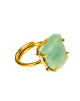 Energy Attraction Adjustable Ring - Amazonite,Rings, Sassy Jones,