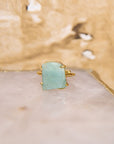 Energy Attraction Adjustable Ring - Amazonite,Rings, Sassy Jones,