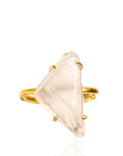 Energy Attraction Adjustable Ring - Clear Quartz,Rings, Sassy Jones,