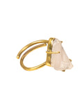 Energy Attraction Adjustable Ring - Clear Quartz,Rings, Sassy Jones,