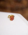 Energy Attraction Adjustable Ring - Red Carnelian,Rings, Sassy Jones,