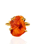 Energy Attraction Adjustable Ring - Red Carnelian,Rings, Sassy Jones,