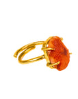 Energy Attraction Adjustable Ring - Red Carnelian,Rings, Sassy Jones,