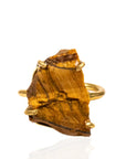 Energy Attraction Adjustable Ring - Tiger Eye,Rings, Sassy Jones,